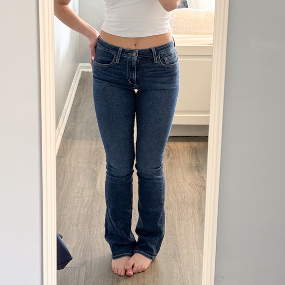 Joe's Mid-Rise Bootcut Dark Denim Jeans - Picture 2 of 8